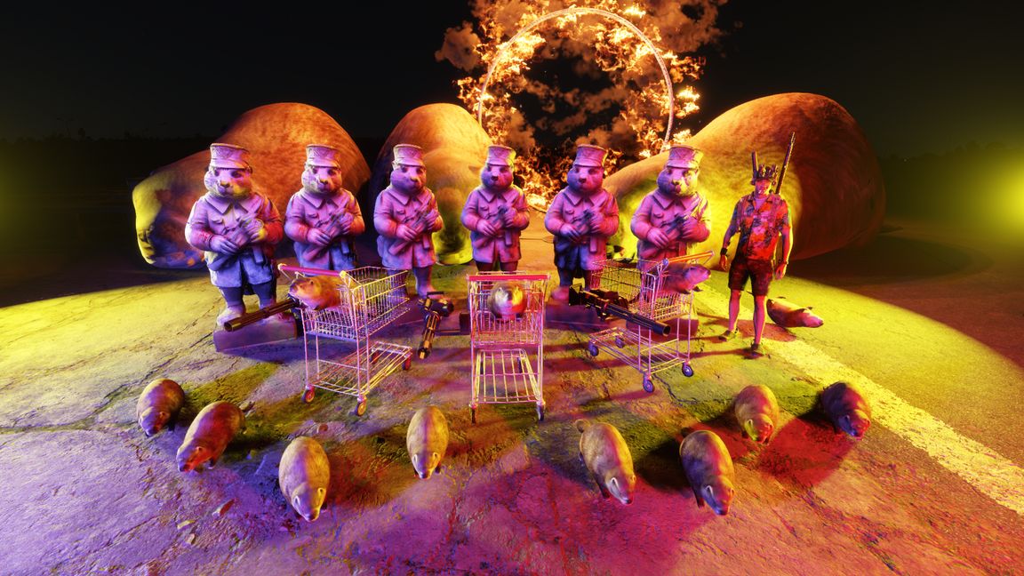 Shopping Cart with M134