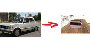 Polski Fiat 125P with Radio