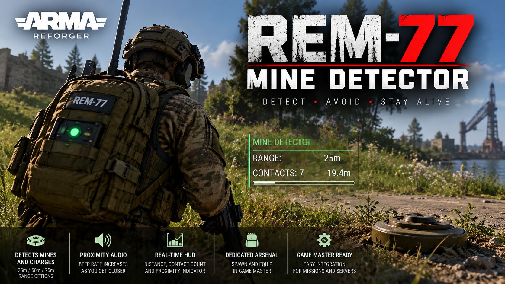 REM-77 Mine Detector preview