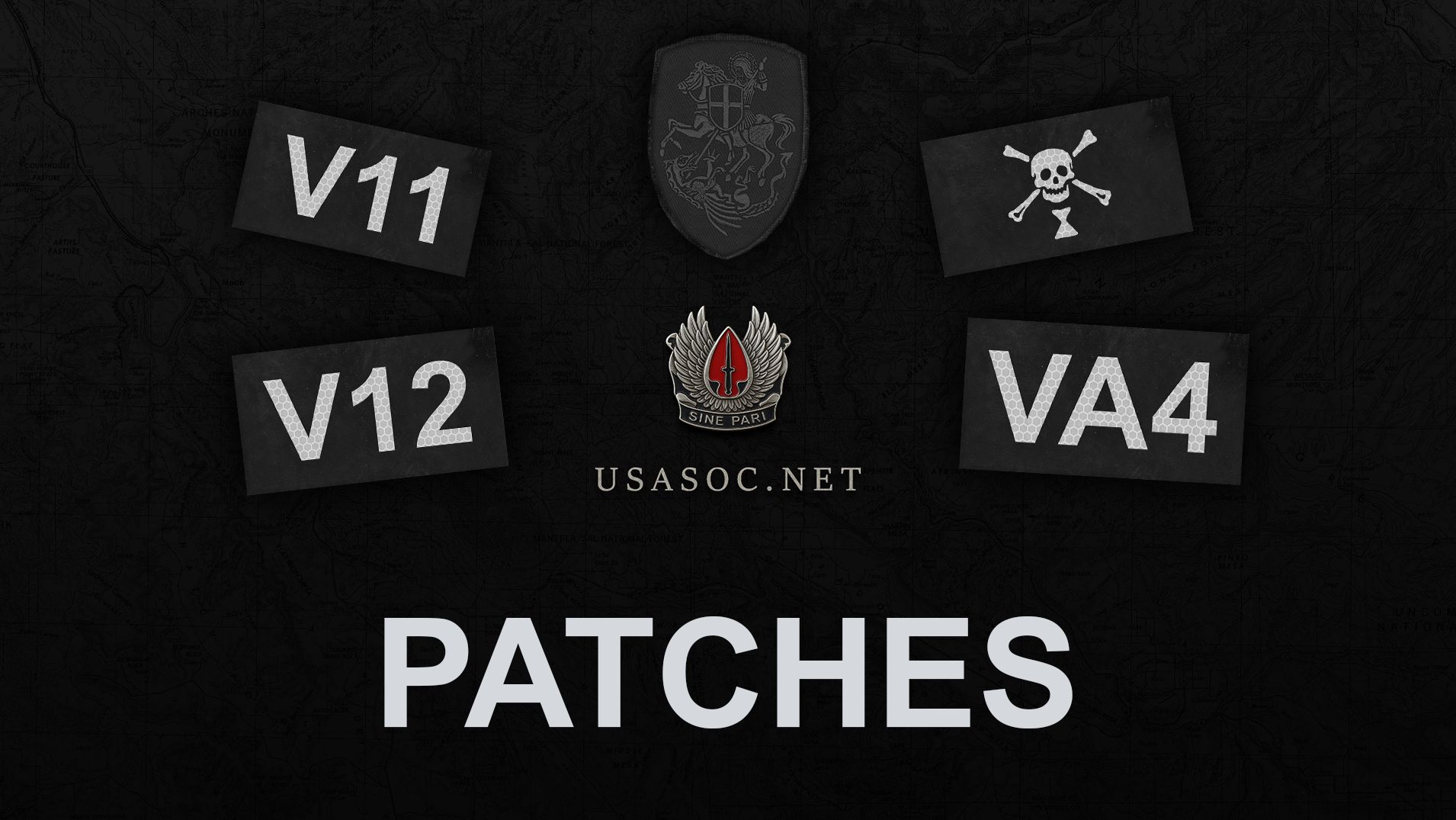 USASOC CAG Patches