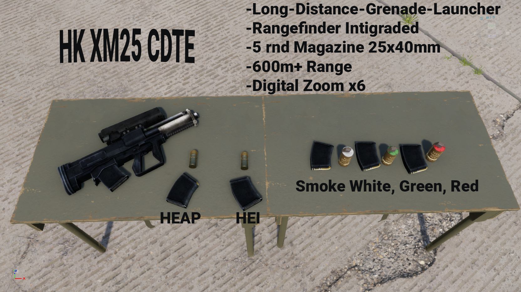 HK XM25 CDTE preview