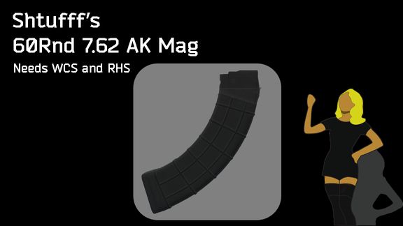 Shtufff WCS 60Rnd AK 762 Mag