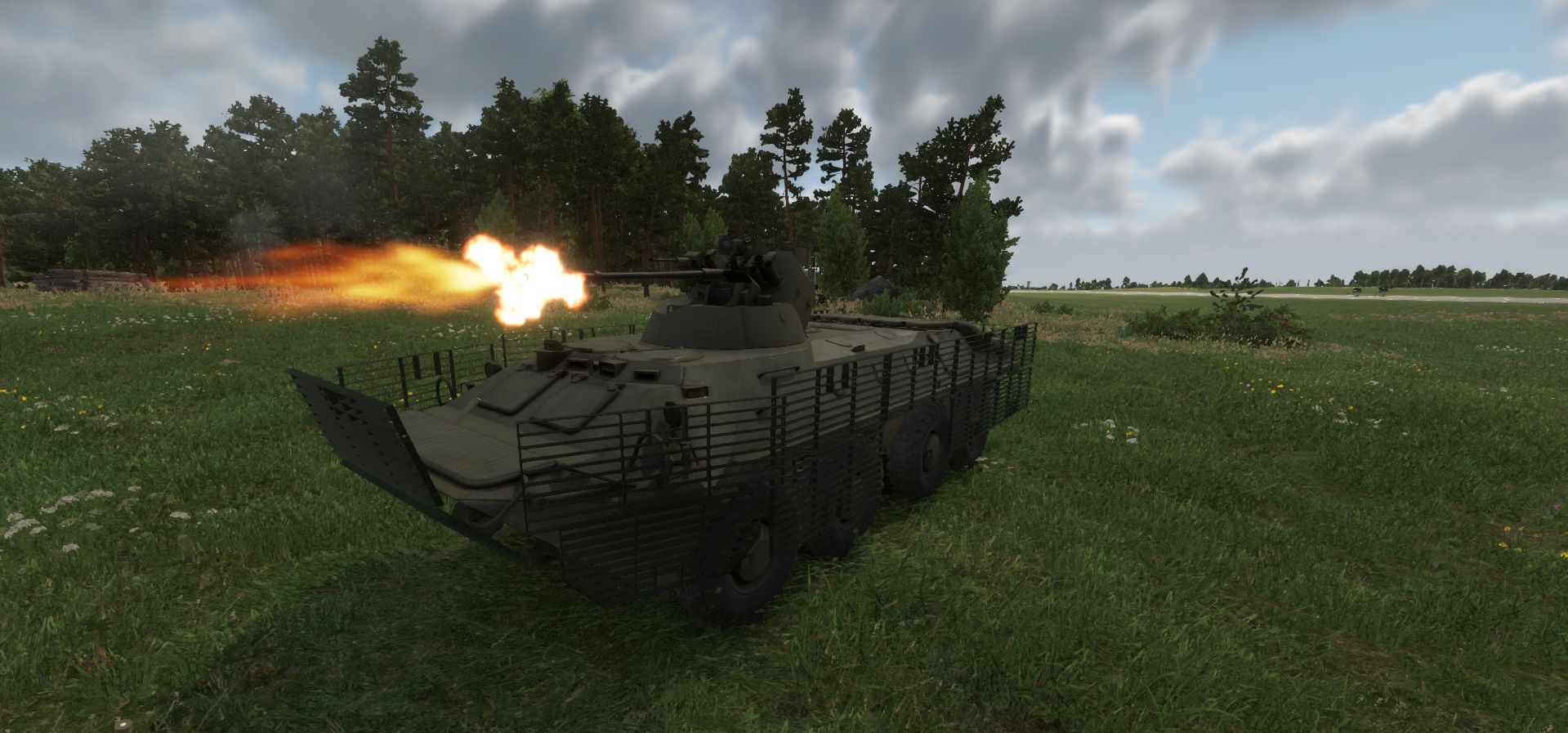 BTR-82A Upgraded - Cage- Smoke