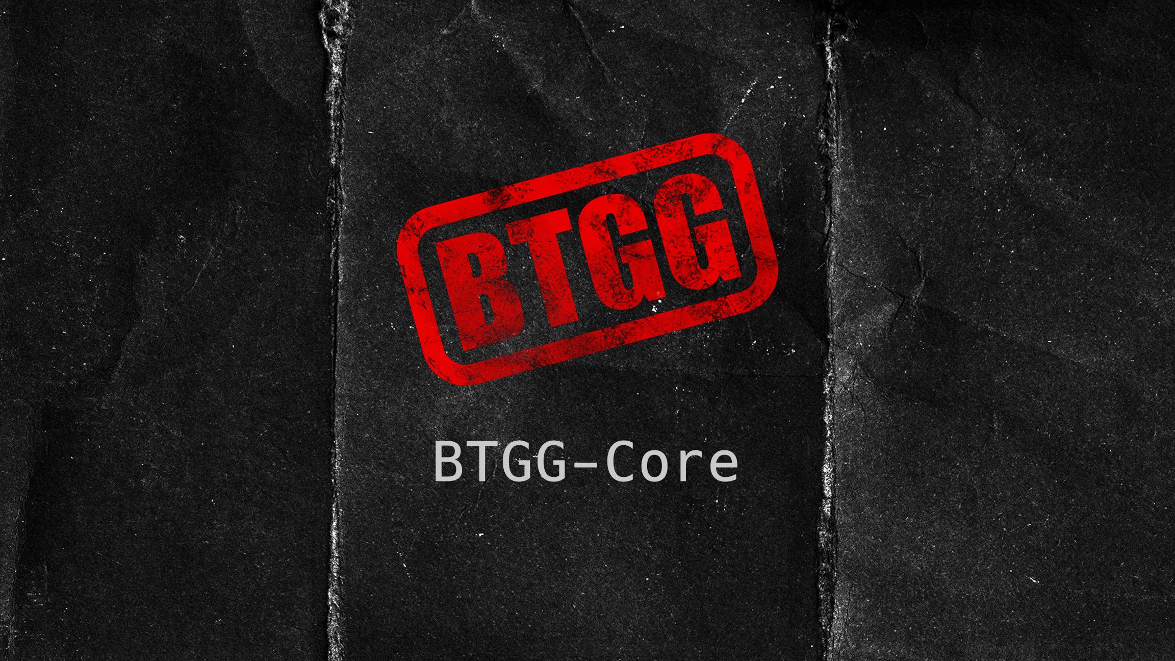 BTGG.Core preview