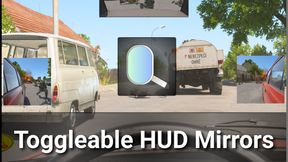 Toggleable HUD Mirrors