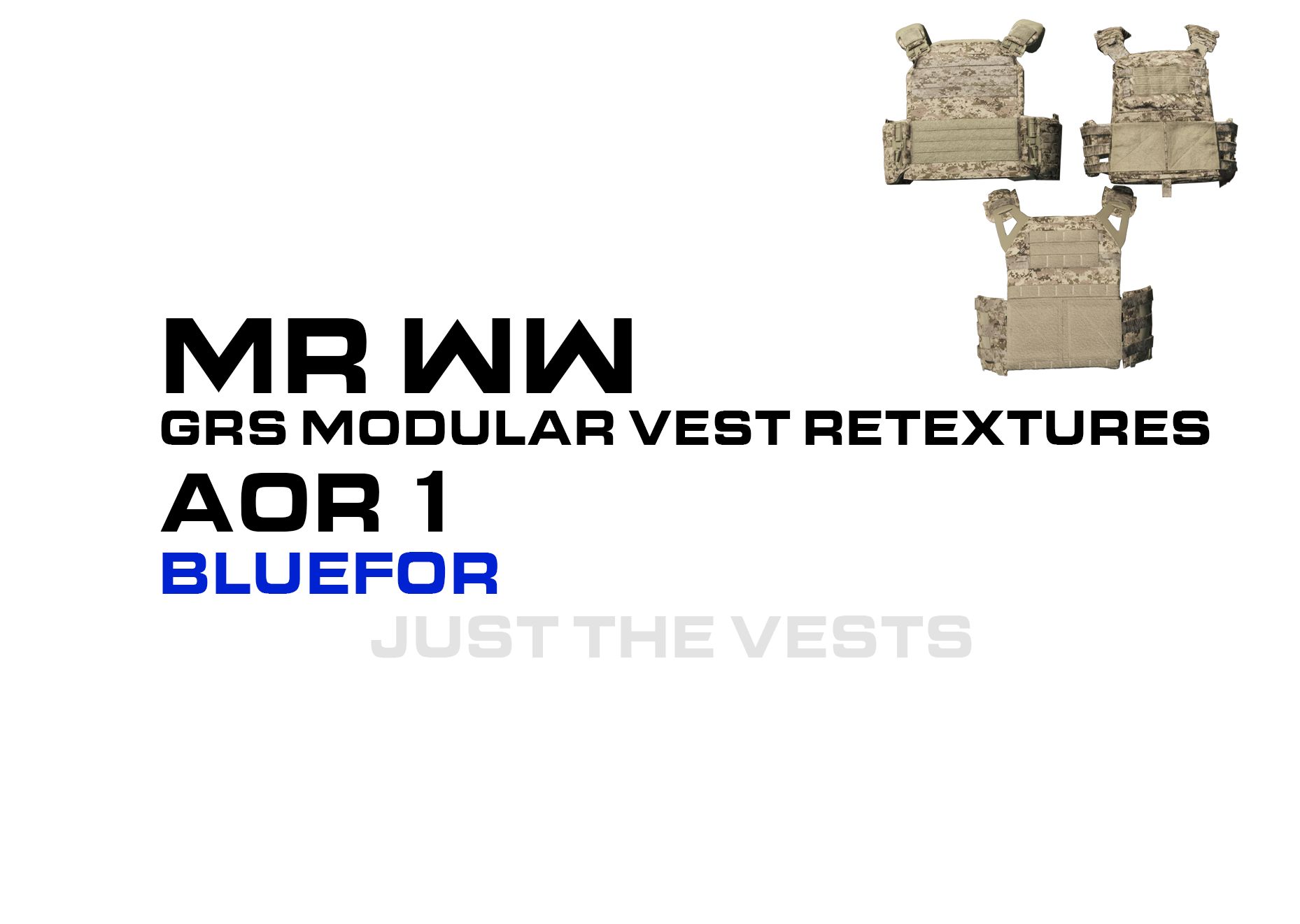 MrWW AOR1 GRS MODULAR VESTS RT