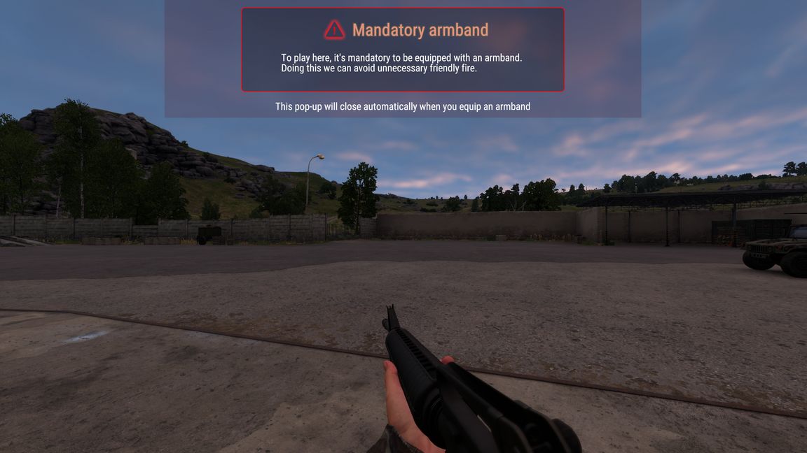 ARMBANDWARNING - Less annoying