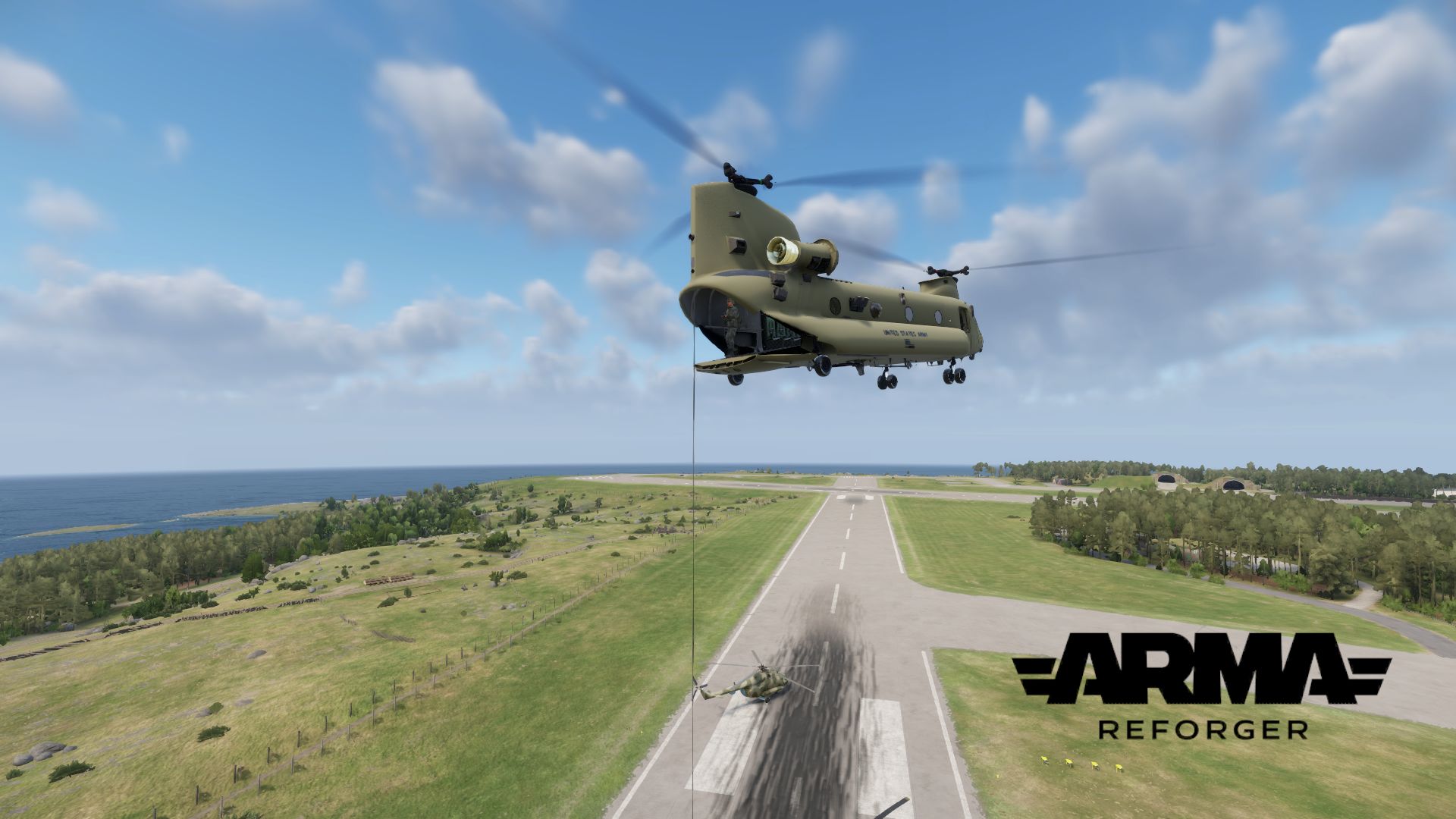 H-47 Chinook - Fastroping