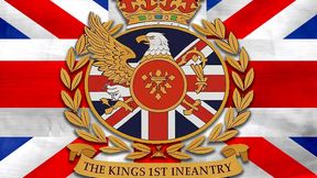 Kings 1st Infantry flag