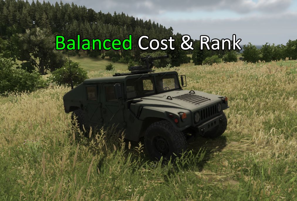 WCS HMMWV Balancing Changes