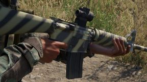 M4 A2 Stock Camo Stripe