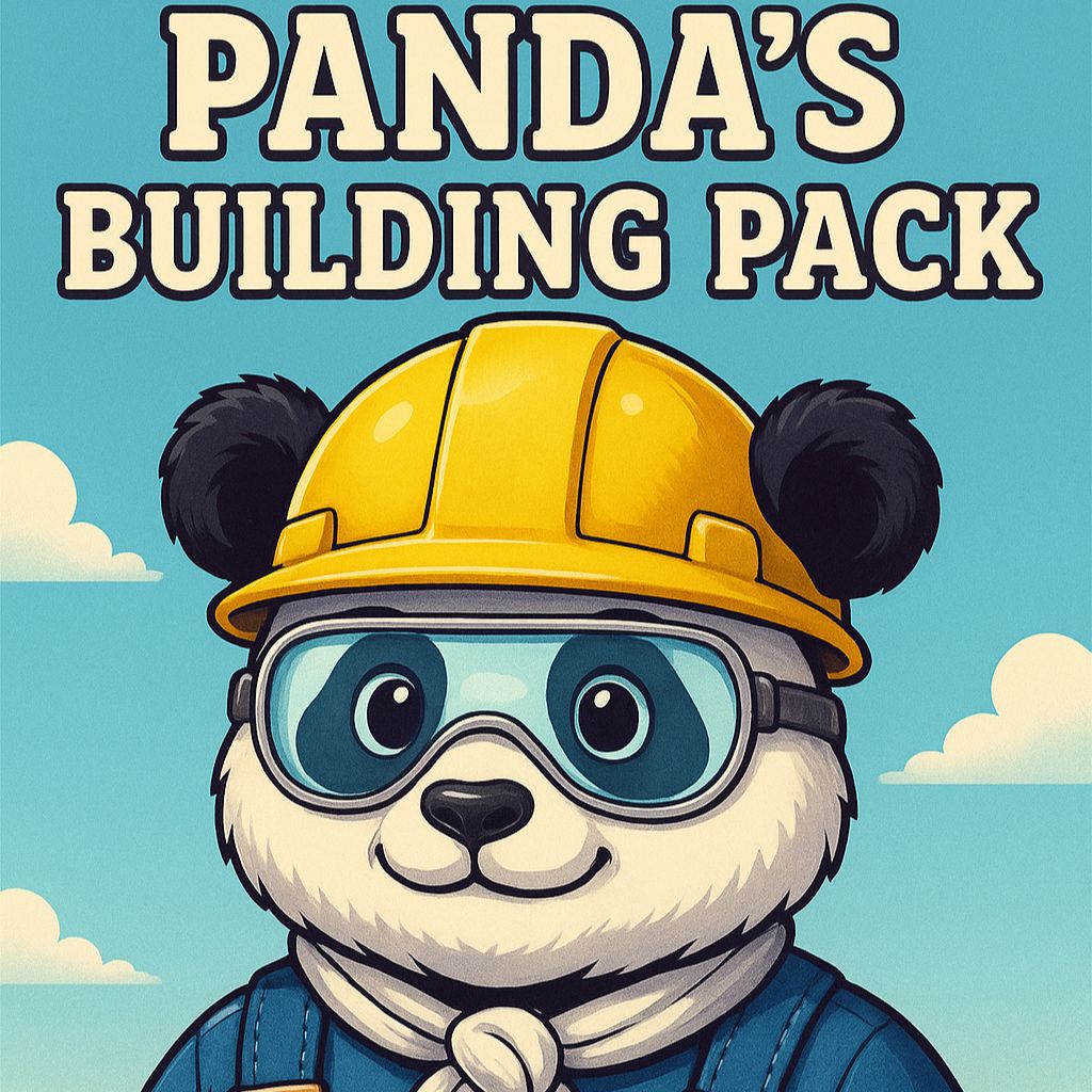 Pandas Building Pack 7