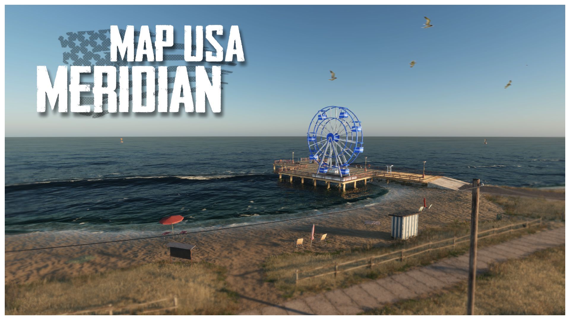 map USA Meridian