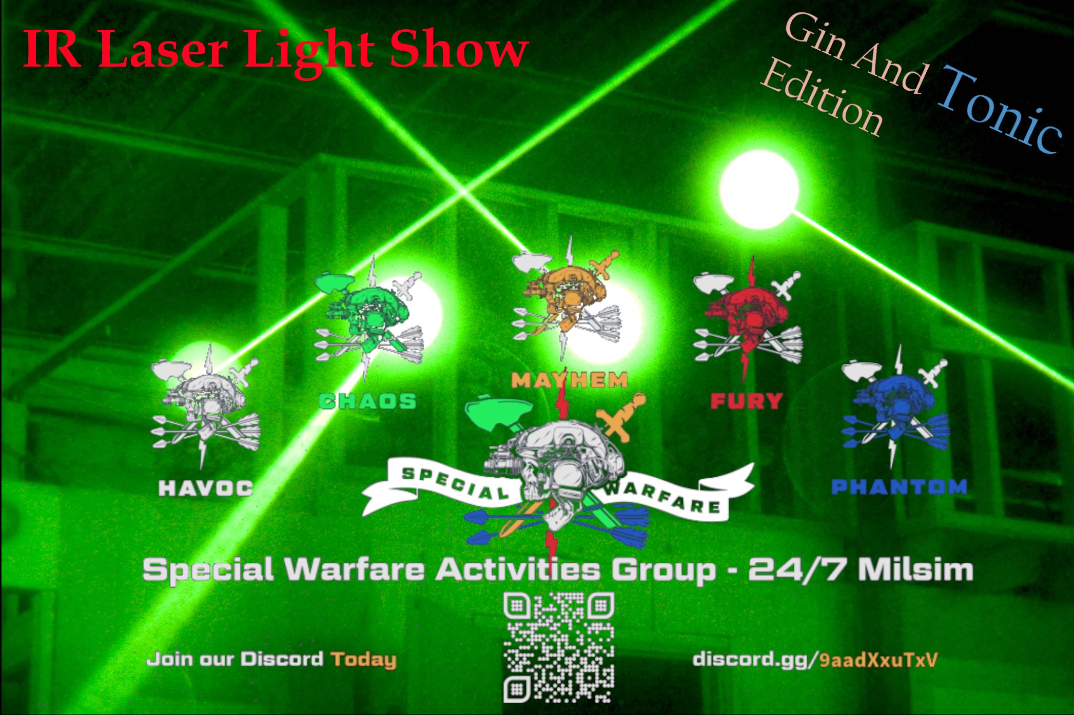 IR Laser Light Show-Tonic Edt