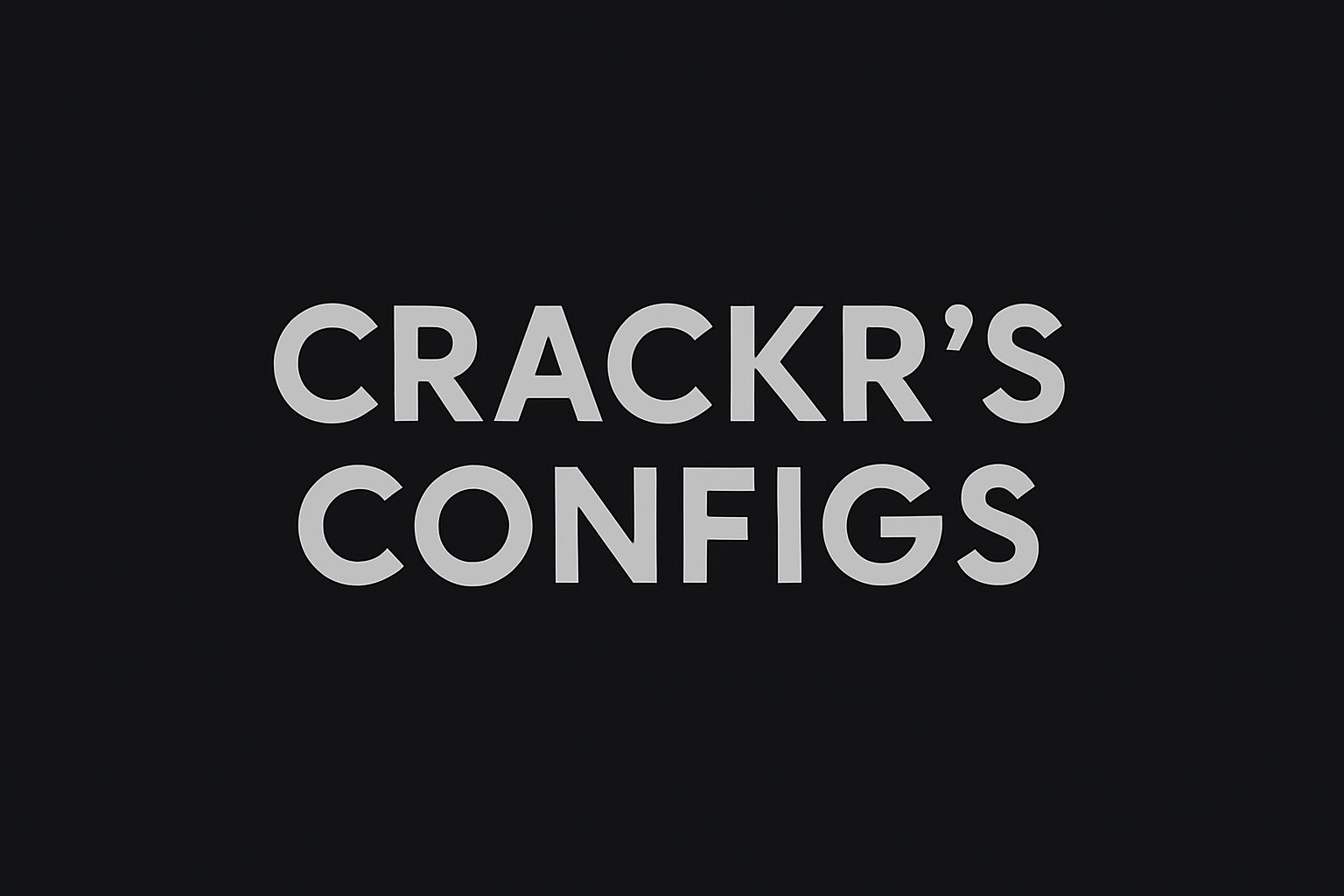 Crackrs Configs - GC
