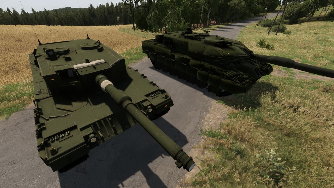 Spanish leopard 2A6 and 2A4