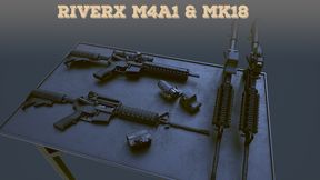 M4 & MK18 with attachments