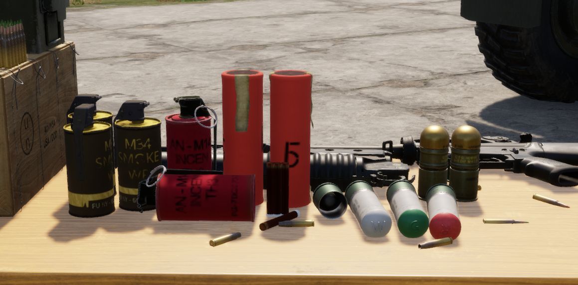 40mm Marker Grenades and other