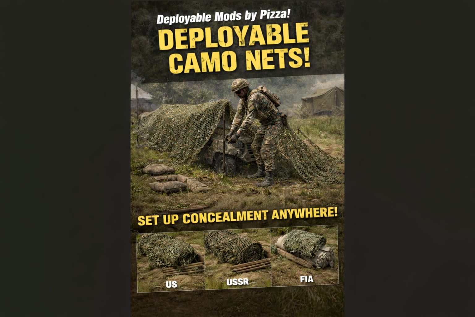 Deployable Camo Nets preview