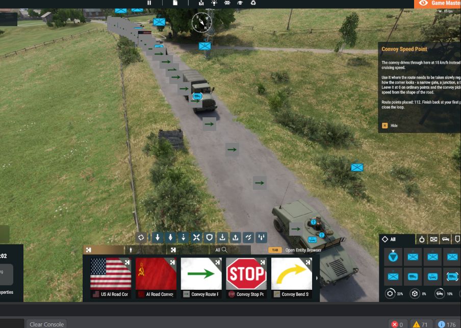 Placeable AI Convoy Routes preview