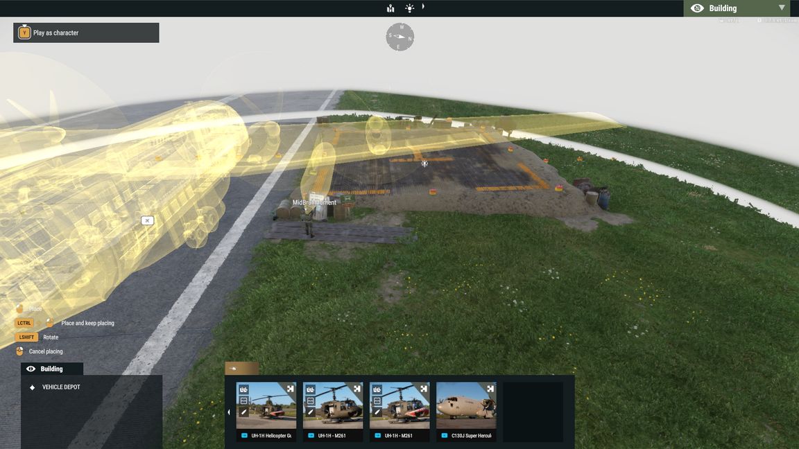 C-130 Helipad Spawn