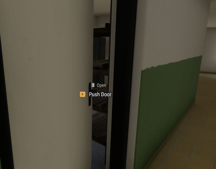 Simple Door Peeking
