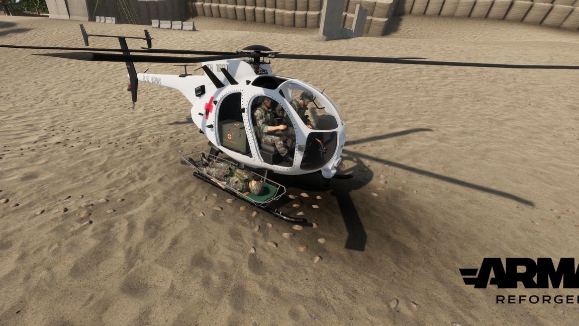 Medevac AH-6M Littlebird WIP