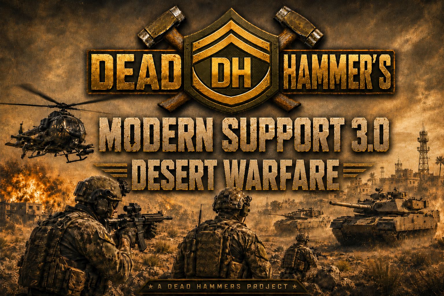 Vignette du mod Dead Hammers Desert Warfare3.0