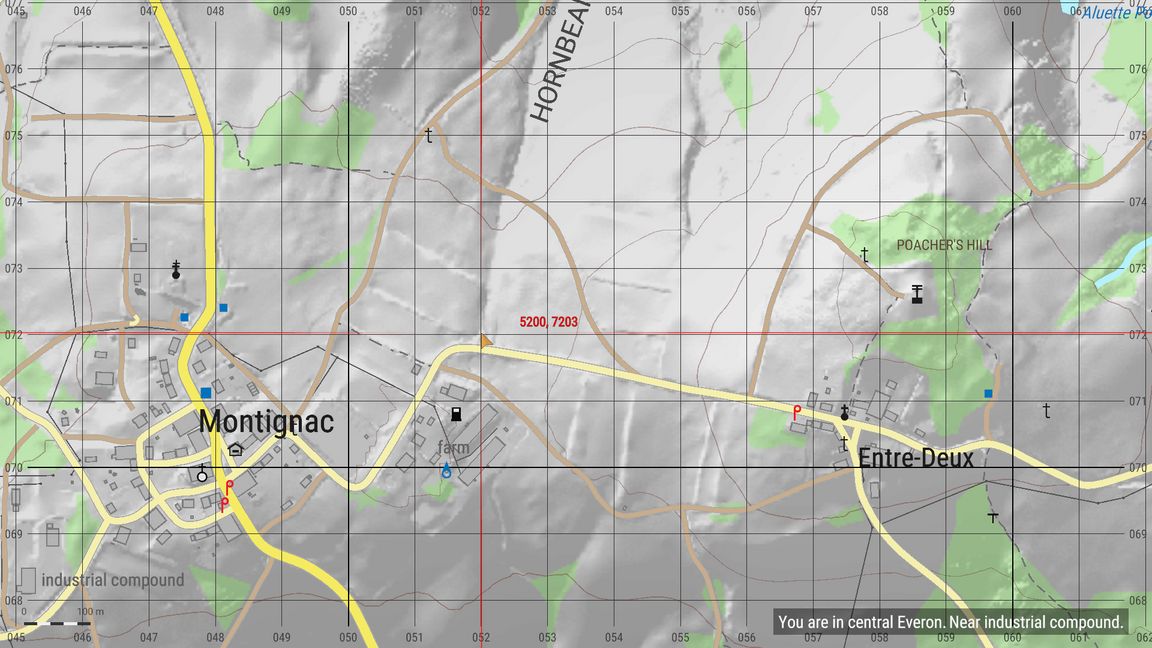 Map Cursor Coordinates Display
