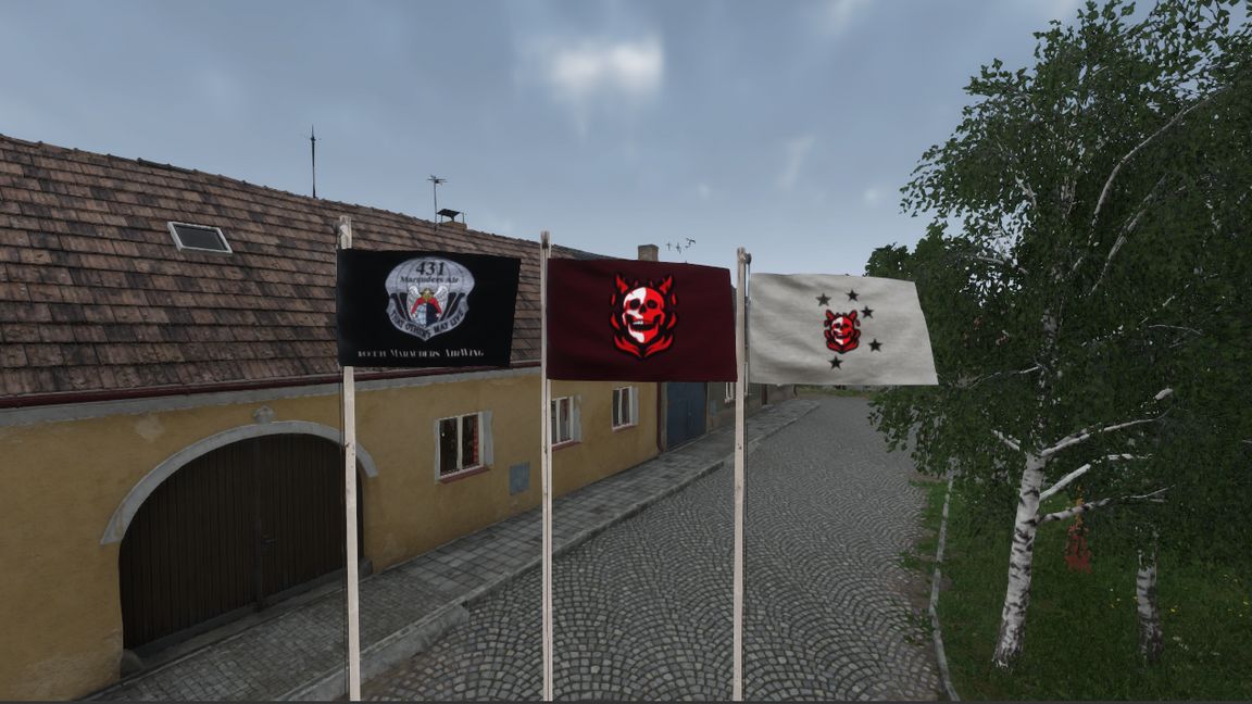 DG 10th Marauders Flags