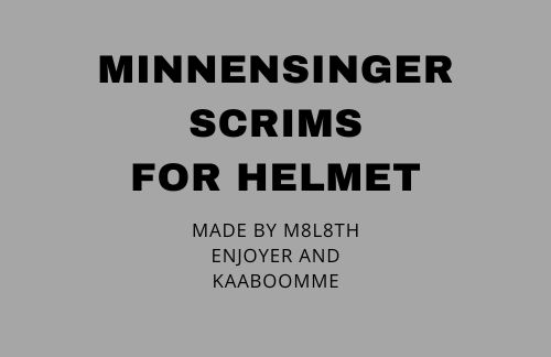 Minnensinger Scrims For Helmet
