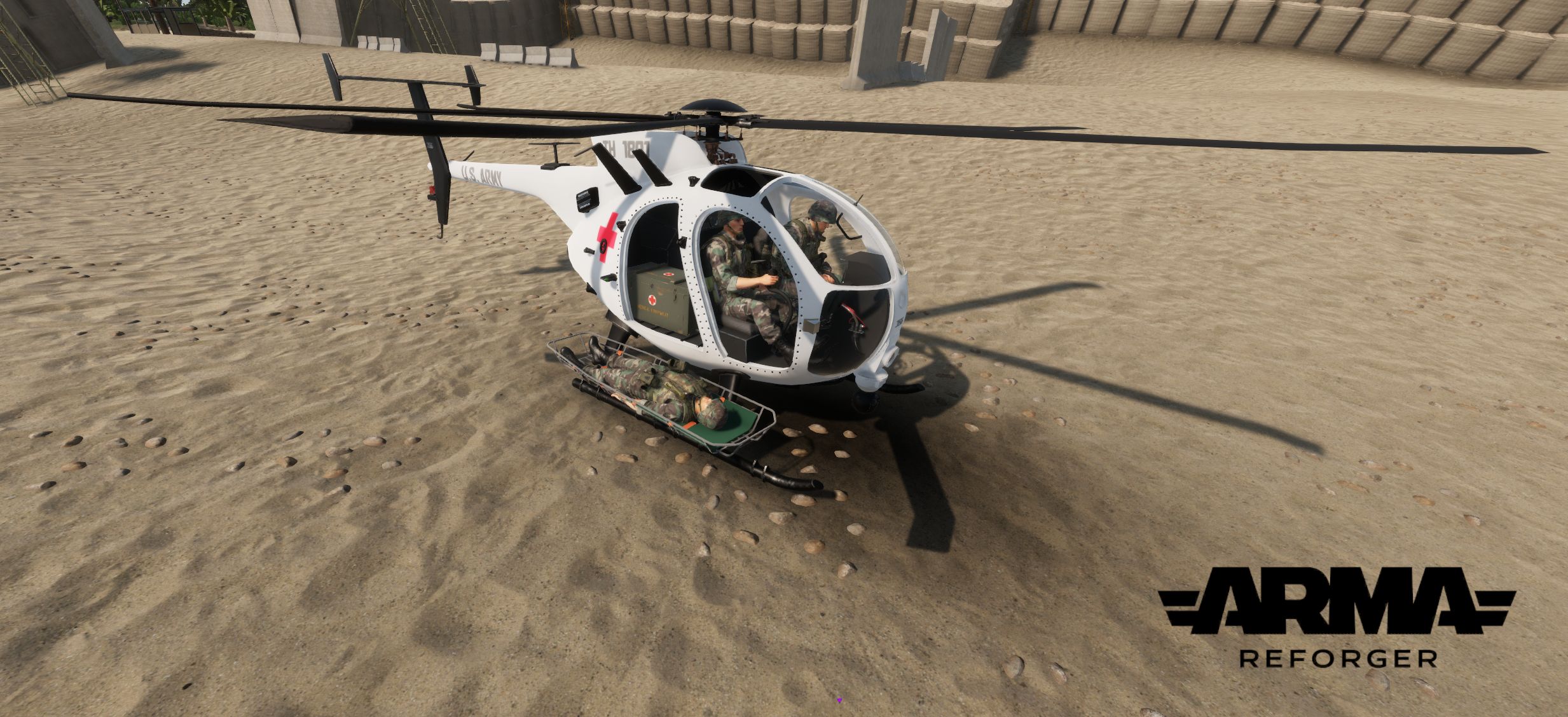 Medevac AH-6M Littlebird WIP
