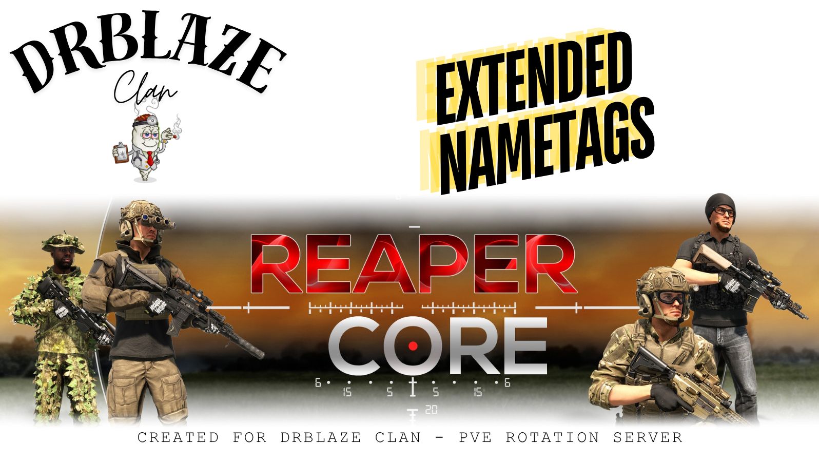 Reaper Extended Nametag