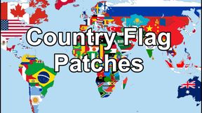 Country Flag Patches