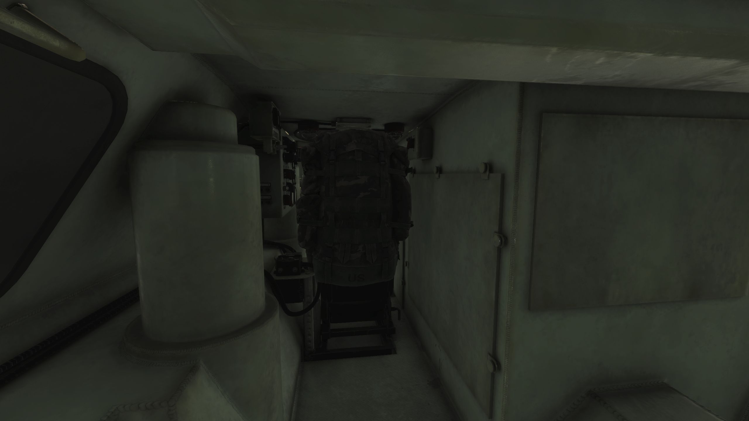 Backpack visible in vehicle