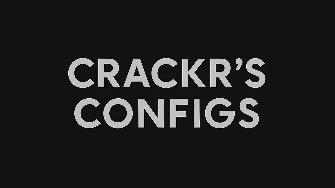 Crackrs Configs - GC