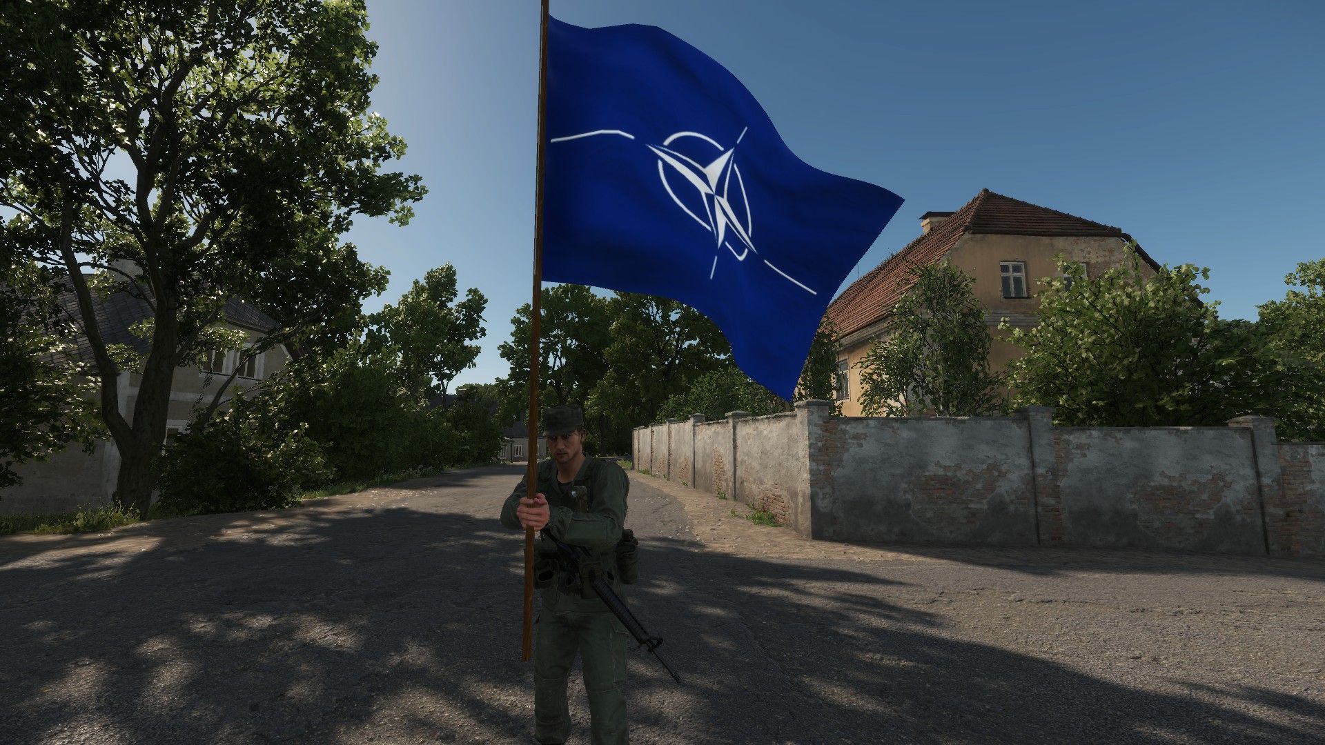 NATO CARYABLE FLAG