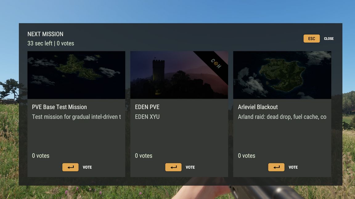 PVE Constructor And Vote Miss