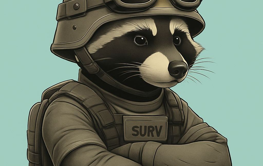 Raccons Patches and Vest