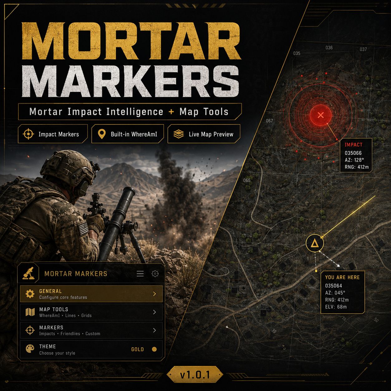 Mortar Markers preview