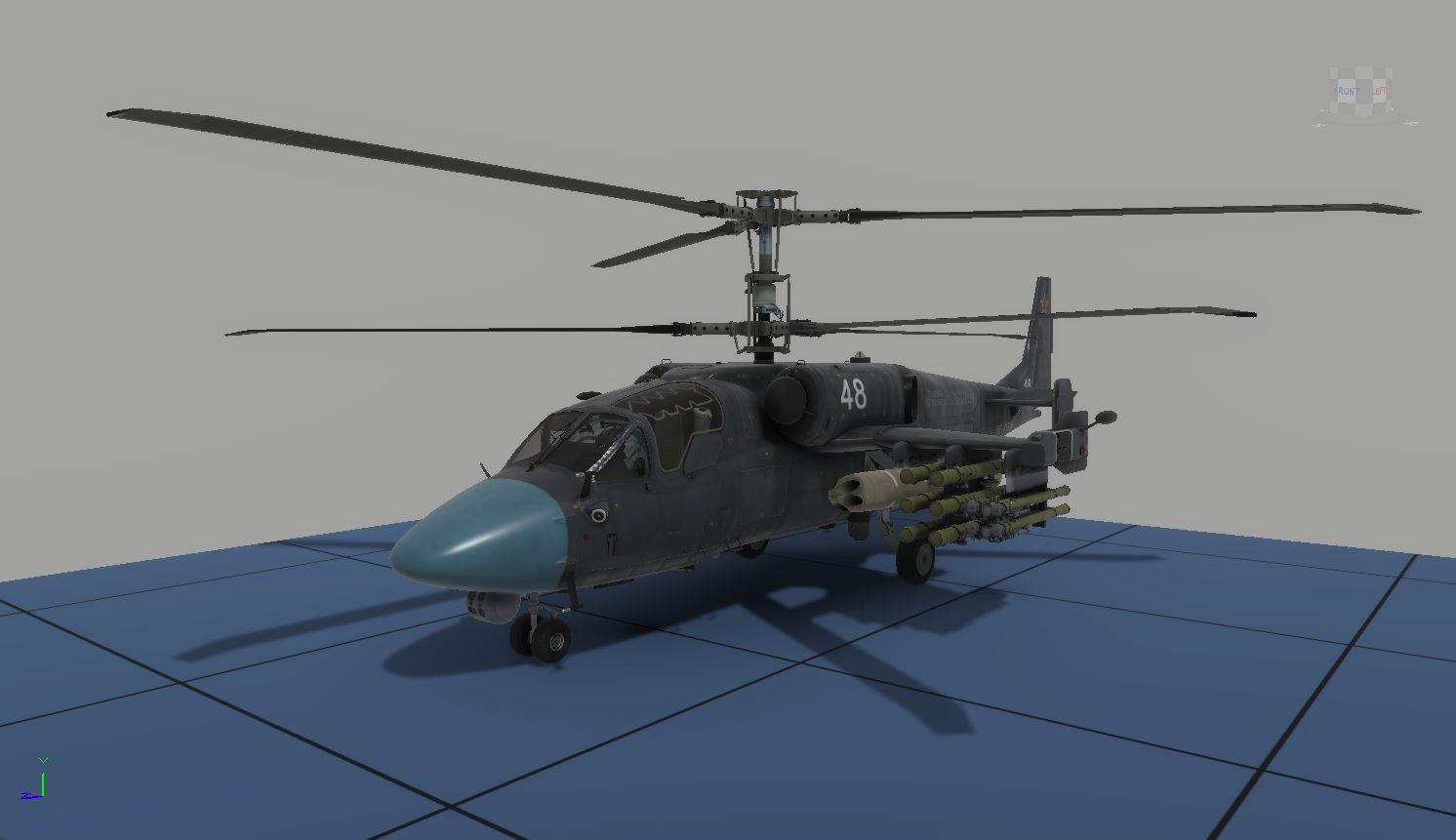 KA-52 with S-13OF rockets preview