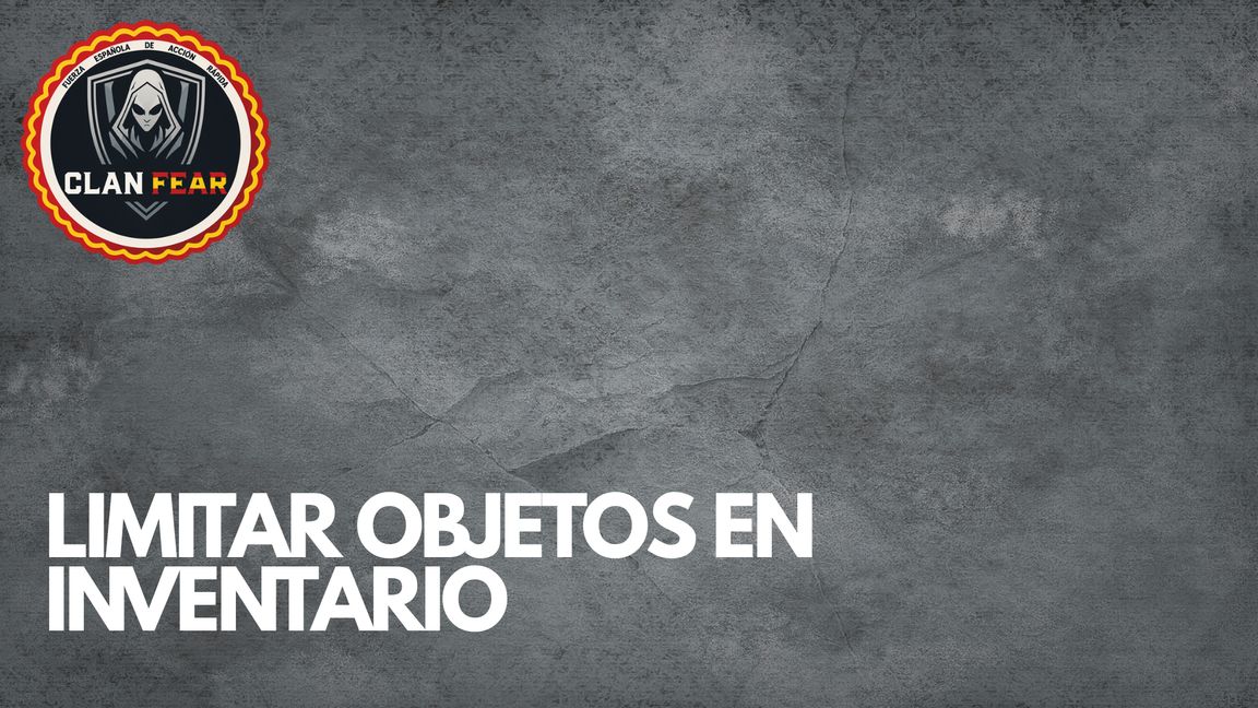FearLimitarObjetos