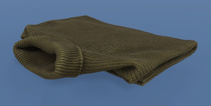 Olive Turtleneck Sweater