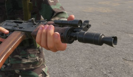 Vanilla Rifle flashlights