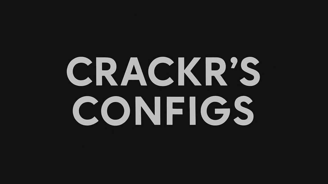 Crackrs Configs - Arsenal