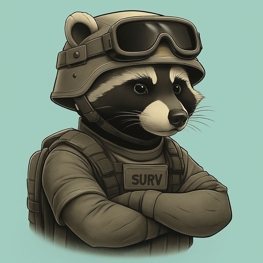 Raccons Patches and Vest