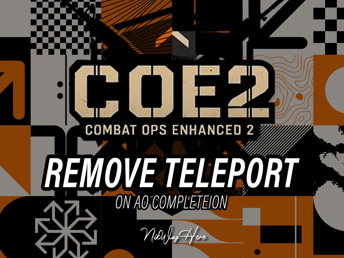 COE2 Remove Teleport