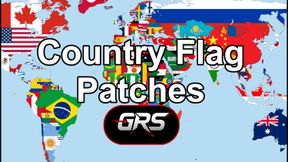 GRS - Country Flag Patches