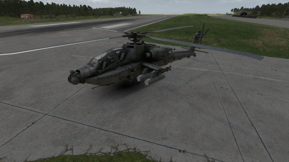 AH-64 No radar and less noise
