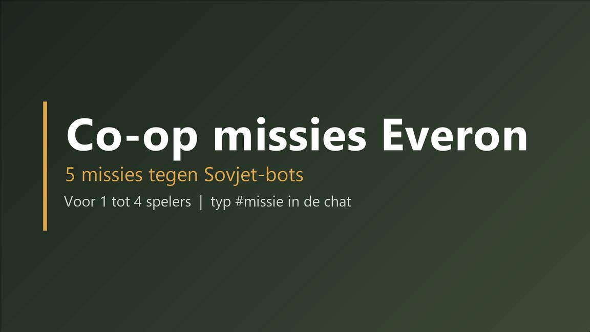 Co-op missies Everon